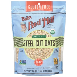 Bob's Red Mill Organic Steel Cut Oats 24 oz (Pack of 4)