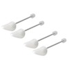 QUUPY 2 Pairs Adjustable Length Plastic Shoe Tree Shoe Stretcher