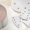 MENZER White Klett-Schleifscheiben, 225 mm, 10-Loch, f. Trockenbauschleifer, Normalkorund (25