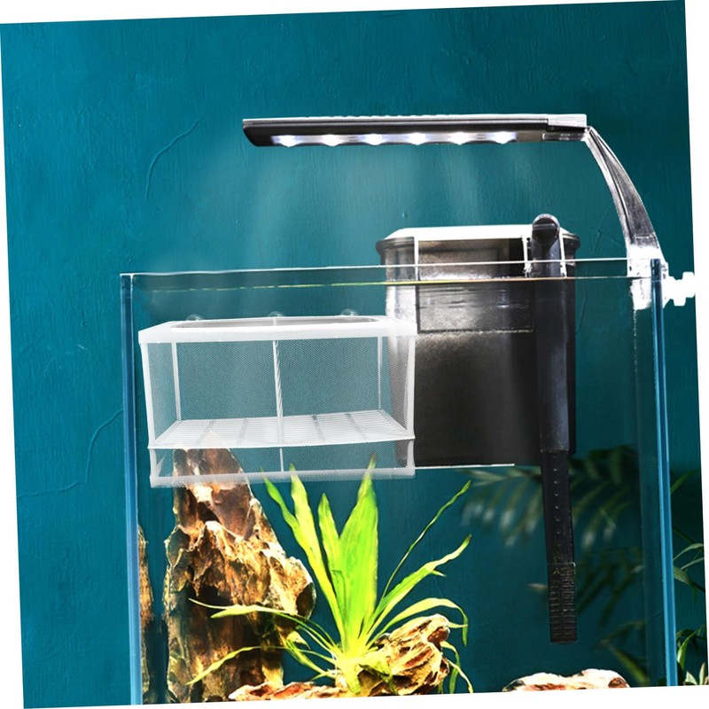 Sosoport Aquarium Fish Breeder Box Mesh Fish Isolation Tank for
