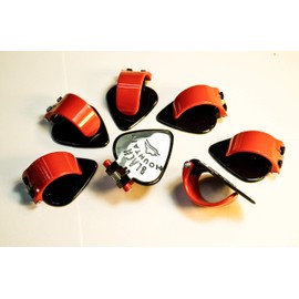 Black Mountain Heavy Gauge Thumb Picks for Acoustic Guitar, Electric Guitar, Ukulele, Banjo, and More - Spring Loaded Universal Fit for Medium to XL Thumbs - Premium Finger Picks