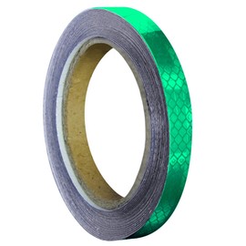 VViViD High Intensity Industrial Grade Honeycomb Pattern Reflective Vinyl Tape (.5 Inch x 30ft, Green)
