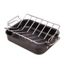 HIC Kitchen Roasting Pro V-Shaped Baking Rack, Chrome-Plated Steel, For