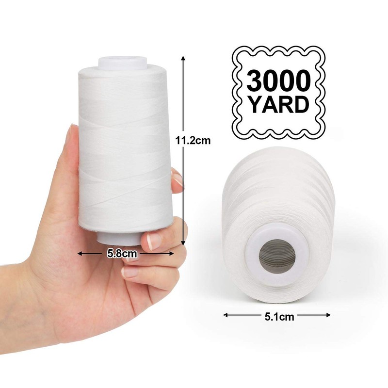 ilauke Sewing Machine Thread Bobbins 4 Pack Overlock Thread Bobbins