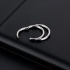ZMANYIJEW 16G Minimalist Lines Septum Rings Stacked Gold Septum Clicker