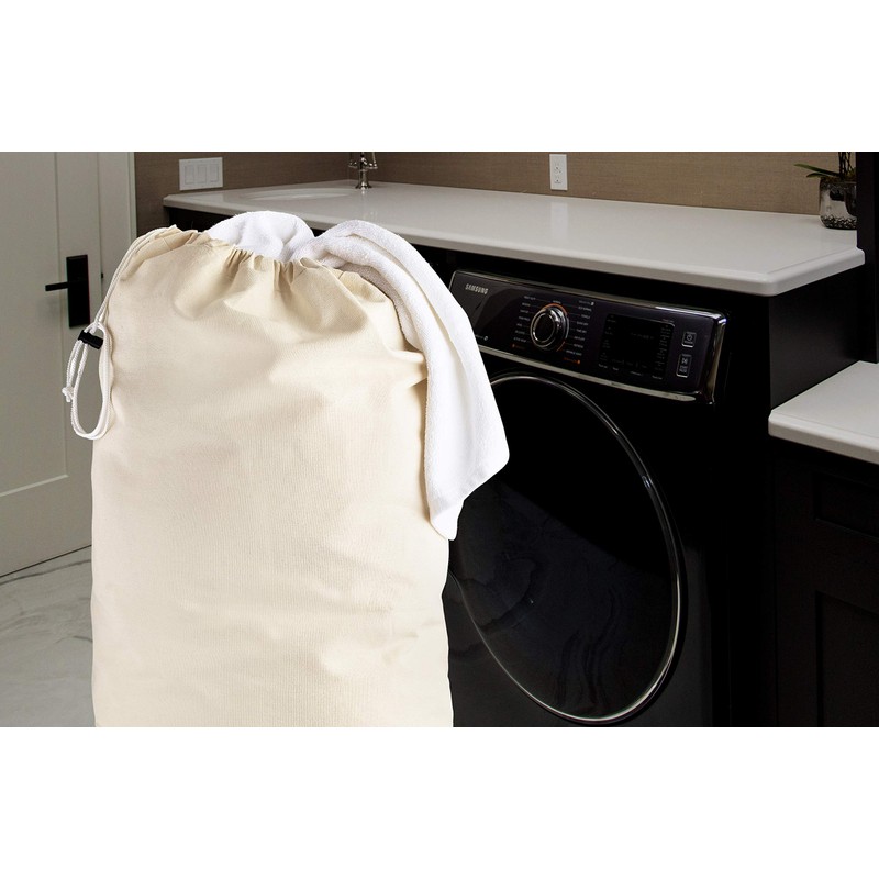 Handy Laundry Cotton Laundry Bag, The Extra Heavy Duty Washable