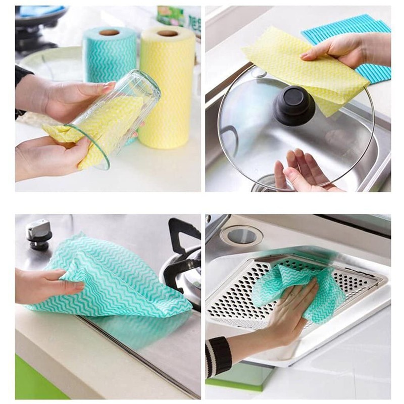 JINYUDOME J Cloth Roll，Cleaning Cloth Roll，Soft and Quick-Drying can Be