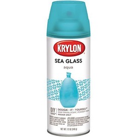 Krylon Sea Glass Aerosol Spray 12oz-Aqua
