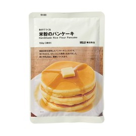 MUJI 82148015 DIY Rice Flour Pancakes, 5.3 oz (150 g) (3 Pieces)
