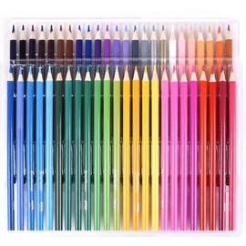 48 Oil Colored Pencils Set Professional Artist Coloring Pencils (No Duplicates) for Drawing, Blending and Layering, Sketching, Crafting