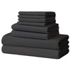 kingrest 8 Pack 100% Cotton Towels, Cotains 2 Bath Towel