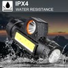 Skywolfeye Rechargeable Headlamp Super Bright LED Head Torch,Adjustable Beam,Lightweight Head