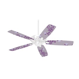 Victorian Design Purple - Ceiling Fan Skin Kit fits most 42 inch fans (FAN and BLADES SOLD SEPARATELY)