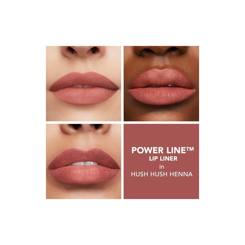 BUXOM Power Line Plumping Lip Liner, Hush Hush Henna
