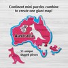Re-marks Map of The World Deluxe Jigsaw Puzzle with Whimsy
