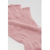 Silk Filled Fingertip Free Hand Warmers 1 Pair Pink