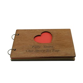 50 Years Our Story So Far - Scrapbook, Photo album or Notebook Idea For 50th Anniversary
