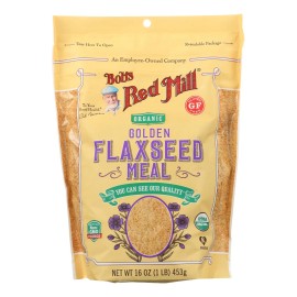 UD_Bob's Red Mill-Case of 4 16 oz Golden Organic Flaxseed Meal Coarse Cereal Product