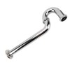Brass Sink Drain Tubing Set Silver Slick Finish No Ageing