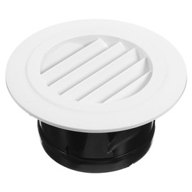 Ciieeo 3pcs Plastic Round Soffit Vent Ceiling Air Vent Cover for Home/Air Conditioner