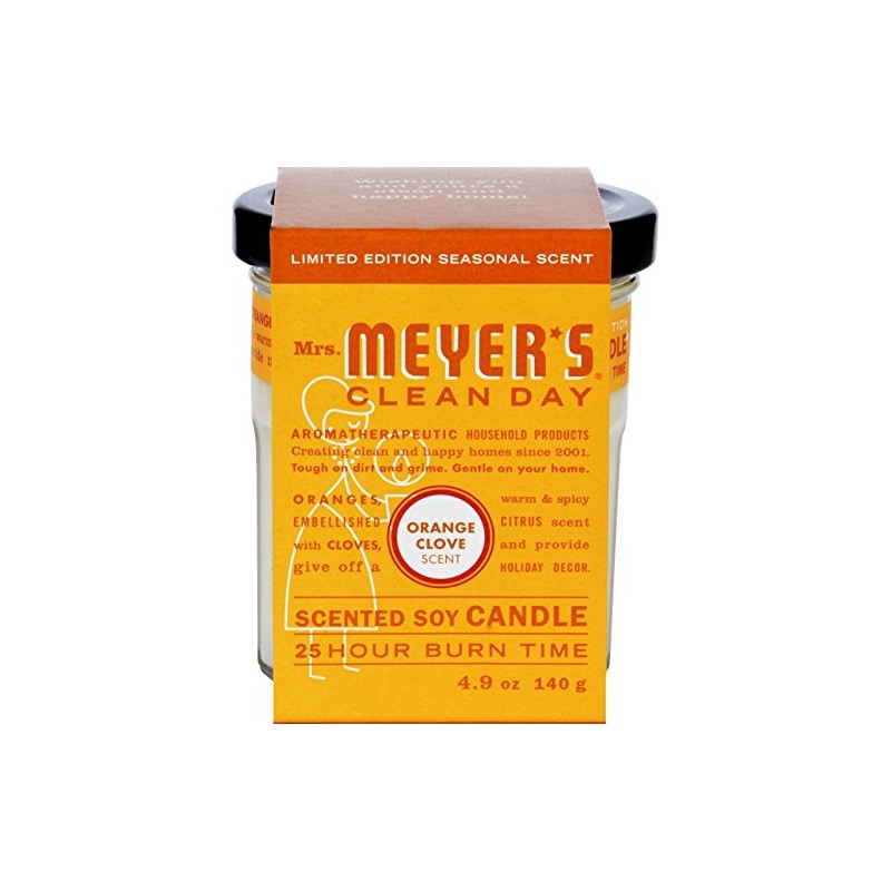 Mrs. Meyer's Clean Day Soy Candle - Orange Clove -