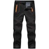 TBMPOY Men's Winter Hiking Pants Waterproof Softshell Fleece Lined Athletic