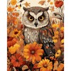 HEIBAGO Owl Paint by Numbers, Flowers Paint by Numbers for
