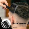 Professional Hairdressing Comb with Wide Tines Grey Styling Comb for