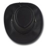 BARMAH HATS Squashy Fullgrain Leather Hat - Item 1026 (Black,