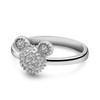 Dankadi 925 Silver Ring Female Matte Design Mickey Rings 6-9#