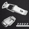 WMYCONGCONG 4 Pack 304 Stainless Steel Spring Loaded Toggle Latch