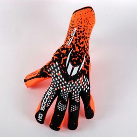 HO Soccer SSG KONTROL Knit Tech Goalkeeper Gloves, Unisex, Adult, Orange/Black, Size 11
