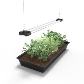 BoostGro LED Seed Starter Grow Light Full Spectrum Linkable 5000k Daylight + 660nm Red + 450nm Blue Indoor Plant Lighting Fixture (3 FT)