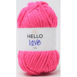 Hello Love Yarn, Pinkie Pink, 100g