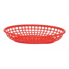 Dilitools Canasta Plástica 23.5 Cm Comida Rápida Paquete Con 30 Pzs