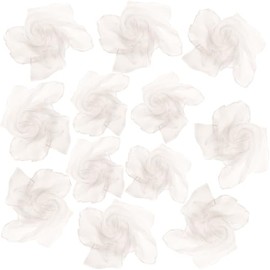 Lolakee Dance Scarves 12 Pcs Juggling Scarves for Kids Play Silk Scarve for Babies Toddlers Children Movement Learning Education Musical Accessories Colorful Scarfs Magic Tricks Performance(White)