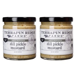 Terrapin Ridge Farms Dill Pickle Mustard – Two 8 Ounce Jars