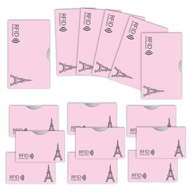 LOE Card Cases, Blocks RFID / Magnetism / Skimming, Credit Card & Passbook Sizes - pink
