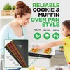 NutriChef 10-Piece Non-Stick Baking Set – Heavy-Duty Carbon Steel Bakeware