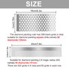 Whaline 2 Pieces Square & Round Diamond Painting Tool Ruler