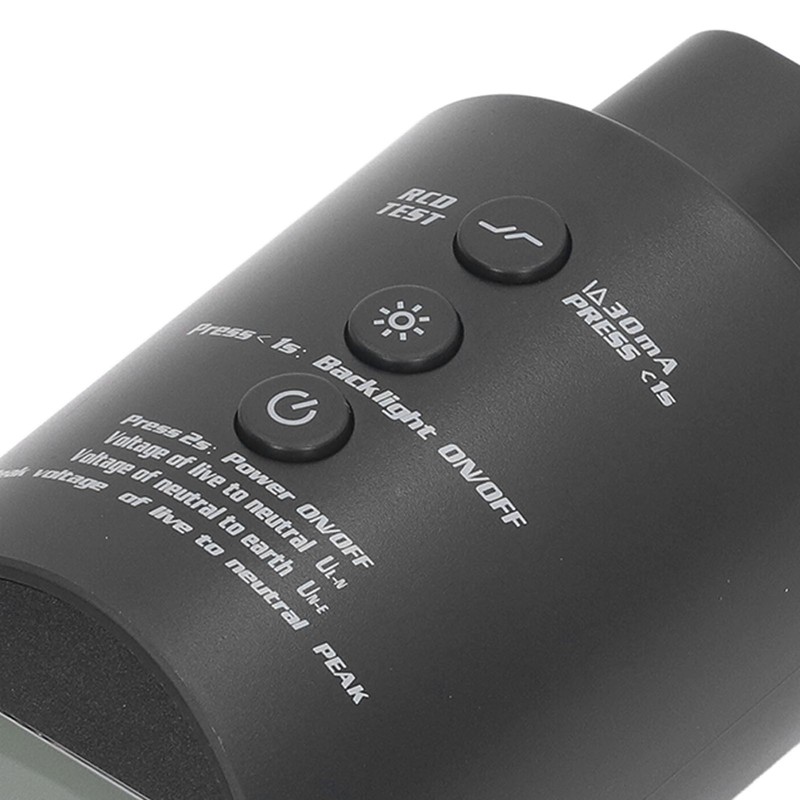 Outlet Tester Digital Display 3 Prong Electrical Receptacle Detector Socket