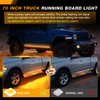 GOOACC Truck LED Running Board Lights 2PCS 70 Inch DRL