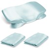 2 Pack Satin Pillowcase for Zelimun Cervical Pillow, Contour Pillow