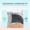 MEEEGOU Lumbar Massager Belt, Back Support, Adjustable Heating and Massage