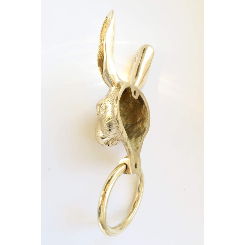 Castelion® Solid Brass Country Hare Door Knocker | High Quality
