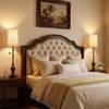 Buffet Table Lamps Set of 2,28" Tall Skinny Black Resin