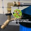 Hooshing 2PCS Brass Garden Hose Elbow Connector 90 Degree 3/4