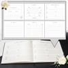Funeral Guest Book for Celebration of Life, Elegant Black