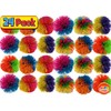 JA-RU Stretchy Stringy Balls for Kids (24 Pack) Hairy Rainbow
