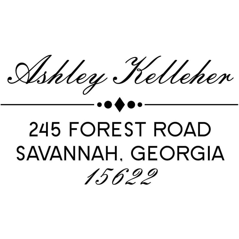 Custom Address Stamp - Self Inking - Return Address Stamp